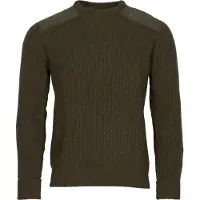Pinewood Lappland Rough Sweater Mossgree Melange XXL Grösse: XXL