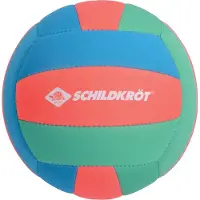 Schildkröt Funsports Ball Beachvolleyball Tropical, Neopren Volleyball Größe 5, Ø 21 cm, normale Größe, Volley mit griffiger textiler Oberfläche, salzwasserfest, ideal für Strand & Garten, 970291