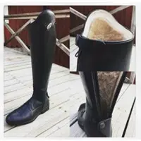DeNiro Salento Winter LederReitstiefel schwarz