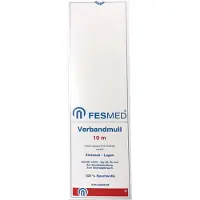 FESMED Verbandmull 10x1 m zickzack BW 20/100 unsteril 1 St Verband