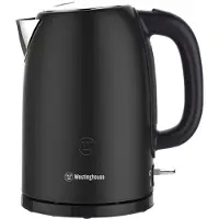 WESTINGHOUSE WKWKB115BK, 1,7 l, 2200 W, Schwarz, Edelstahl, Wasserstandsanzeige, Drahtlos