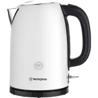 WESTINGHOUSE Wasserkocher - 1,7 Liter - mit Kalkfilter - 2200W - Weiß