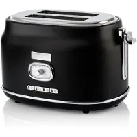 WESTINGHOUSE Zwei-Schlitz Toaster Retro Serie schwarz