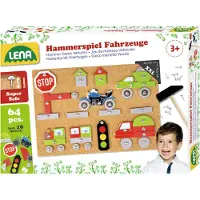 Lena Hamertje Tik -Spiel mit Holzfiguren und Nägeln 64