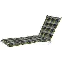 Livarno Sonnenliege Auflage Polster Komfort 190x60cm Liegenauflage grün