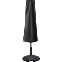 FLOKOO Parasolhülle – 190 x 56 cm – Schutzhülle mit Reißverschluss – Für stehende und schwebende Sonnenschirme – Wasserabweisend – Inklusive Aufbewahrungstasche