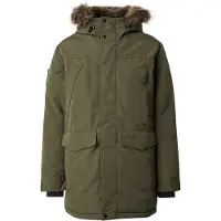 Superdry Parka "EVEREST FAUX FUR PARKA JACKET" mit Kapuze Kunstfaser, loose fit