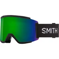 Smith Squad XL Black Chromapop Sun Green Mirror