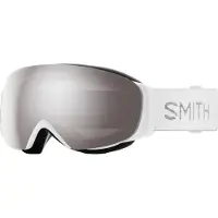 Smith Skibrille I/O Mag S ChromaPop Sun Platinum Mirror Unisex White Chunky Knit