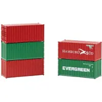 Faller 20' Container 5er-Set