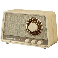 Sangean WR-101 Premium-Retro-Radio *eiche / weiss* SG99778