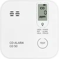 Pentatech Kohlenmonoxidmelder CO50 CO-Melder LCD Anzeige 22130