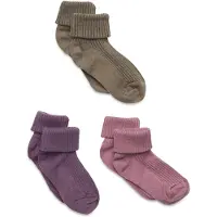 Minymo Baby Sock rib (3 Pack) orchid haze (583) 11\\14