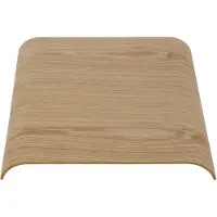 AYTM Curva Tablett für Regal L33xW32,4xH3,6 Oak - , Curva, Holz, für Wohnzimmer, Holz, Design
