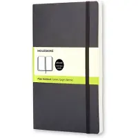 Moleskine WEISSES NOTIZBUCH MIT SCHWARZEM SOFT-COVER