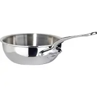 Mauviel Cook Style Sauteuse Gerundet 2,8L Blanker Stahl