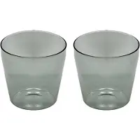Nine - Milk Trinkglas, grau (2er-Set)