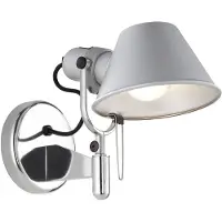 Artemide Tolomeo Faretto Wandleuchte Aluminium, mit on-off Schalter