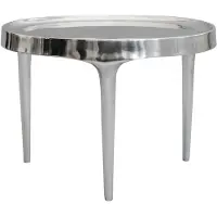 101 Copenhagen Phantom Tisch Low Chrom - , Metallisch, für Wohnzimmer, Aluminium