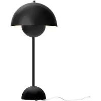 &tradition Flowerpot VP3 Tischleuchte, schwarz matt, 50 cm - &TRADITION &Tradition, Flowerpot VP3, Schwarz, für Wohnzimmer, Metall, Design