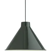 Muuto Top Pendelleuchte Ø38 Dark Green - , Grün, für Esszimmer, Metall, Design