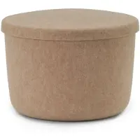 Normann Copenhagen Versteckter Aufbewahrungspouf, Sand, klein