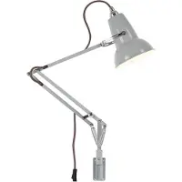 Anglepoise Original 1227 Mini LED-Anbauwandlampe, grau - , Original 1227, Grau, für Arbeitszimmer / Büro, Metall, Industrielles Design