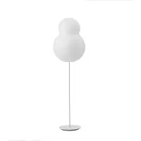 Normann Copenhagen - Puff Stehleuchte Bubble - H153,5 cm - Weiß
