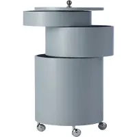 Verpan Barboy Beistelltisch Lilac Grey - , Grau, Metall