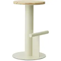 Normann Copenhagen Barhocker mit Stangenform, 65 cm, Kiefer/Sand