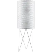 Gubi PD2 Stehleuchte Weiß - , Pedrera PD2, dimmbar, Weiß, für Wohnzimmer, Metall, Design