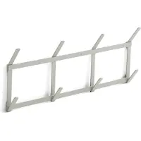 HAY - Tape Garderobenleiste Klein H22 x L49,5 Cm (Metallic-Grau)