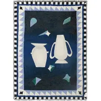 &tradition Momento Decke JH46 Midnight Blue - &Tradition &Tradition, Blau, Stoff / Textil