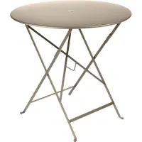 Fermob Bistro Balkontisch Ø77cm Stahl Braun 0233-14