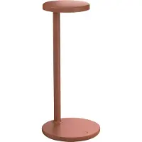Flos Oblique Tischleuchte Rust - , dimmbar, Braun / Rost, für Wohnzimmer, Aluminium