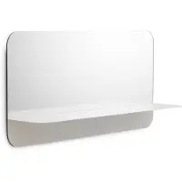 Normann Copenhagen Horizon Spiegel mit Ablage horizontal weiß