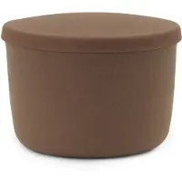 Normann Copenhagen Versteckter Aufbewahrungshocker, braun, klein