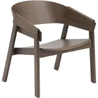 Muuto Cover Sessel Dunkelbraun