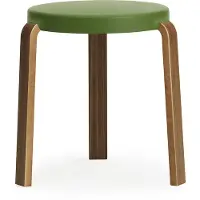 Normann Copenhagen Hahnhocker Walnuss/Oliv