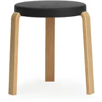Normann Copenhagen Hahnhocker Eiche/Schwarz