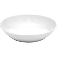 Pillivuyt Plissé Salat/Nudelteller 23 cm Weiß