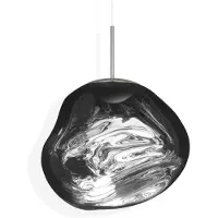 Tom Dixon Melt LED-Pendelleuchte-Silber-mit LED (3000K)