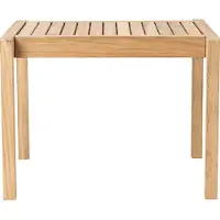 Carl Hansen & Son Carl Hansen - AH911 Outdoor Beistelltisch, 59.5 x 48.5 cm, Teak unbehandelt