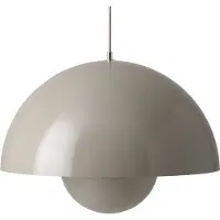 &tradition Flowerpot VP2 Pendelleuchte grau-beige - &Tradition &Tradition, dimmbar, Grau, für Wohnzimmer, Metall, Design