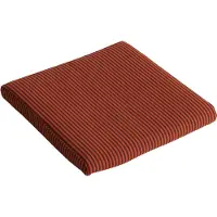 HAY - Type Seat Cushion für Stuhl, orange braun gestreift