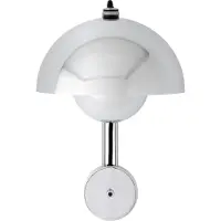 &tradition Flowerpot VP8 Wandleuchte, Stecker, verchromt - &TRADITION &Tradition, Flowerpot VP8, Metallisch, für Wohnzimmer, Metall, Design