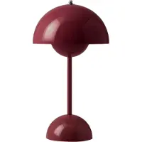 &tradition Flowerpot VP9 LED-Akku-Tischleuchte, violett - &TRADITION &Tradition, Flowerpot VP9, dimmbar, Violett, für Wohnzimmer, Kunststoff, Design