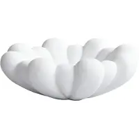 101 Copenhagen Bloom Tablett/Gericht Medio Bone Weiß - , Weiß, Keramik