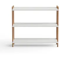 Nine - Bolt Shelving 1000 3 Shelves Grey NINE