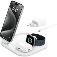 Belkin Boost Charge Qi2 Pro 3 In 1 15w Drahtloses Ladegerät